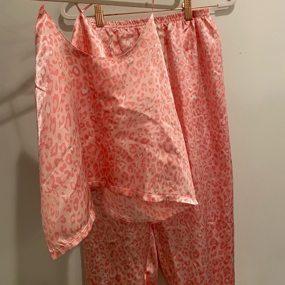 NWOT Shein Satin PJ Set​​​